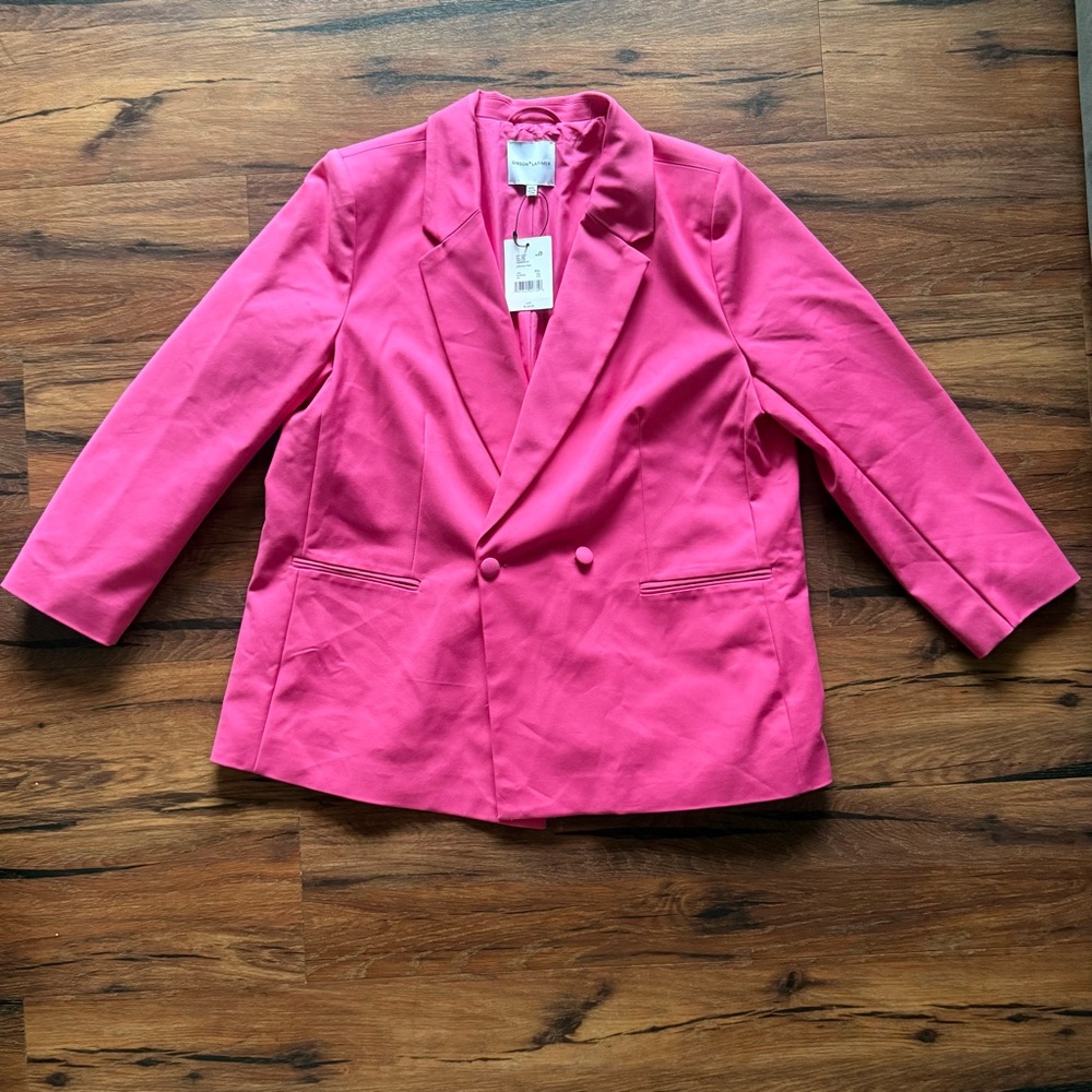 Gibson Latimer - Women's XXL lipstick Pink Blazer Jacket - new with tags